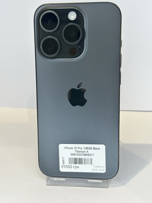iPhone 15 Pro 128 GB — Black Titanium
