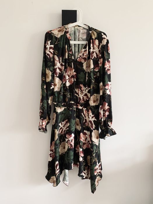 Sukienka Alma Le Collet luźna kwiaty basic wzory