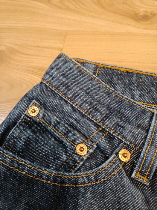 Spodnie dżinsowe Levi's 517, vintage,nogawki rozszerzane,granat,L