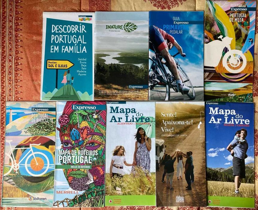 Conjunto de Guias / Mapas Turísticos Variados