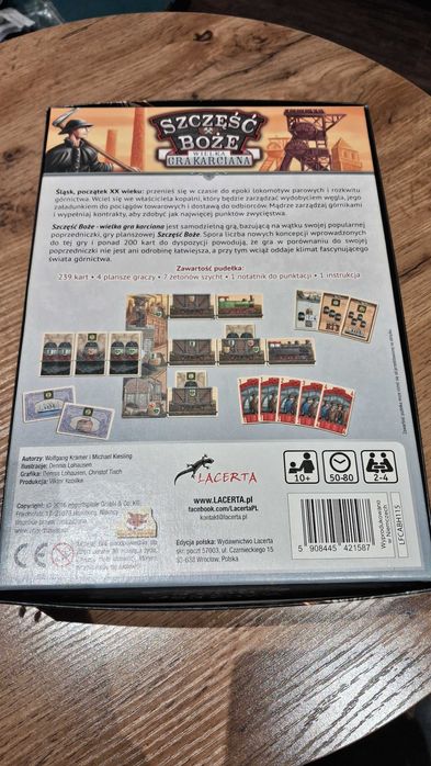 Wielka Gra karciana Szczęść Boże jak nowa