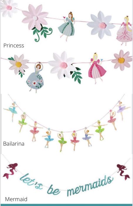 Grinalda de Princesas ou Bailarinas