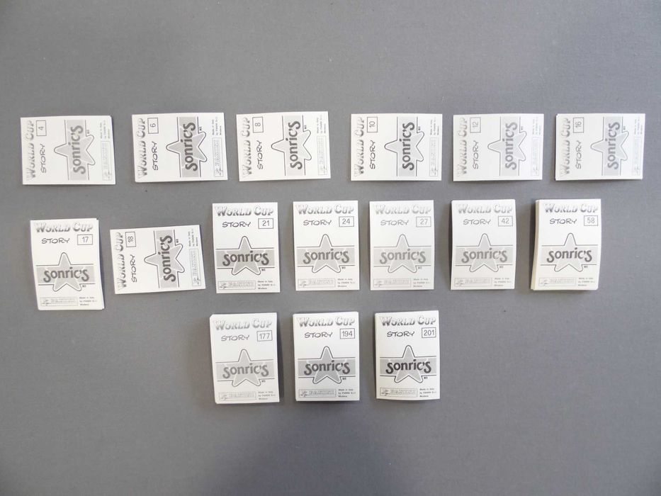 World Cup Story 90, Cromos Soltos novos