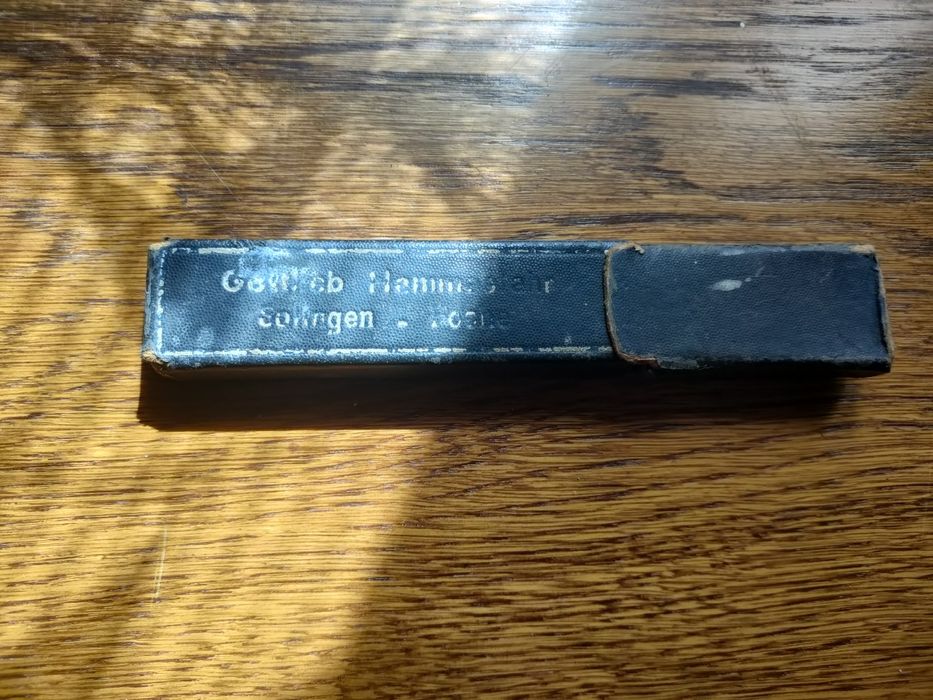 Stara Brzytwa SOLINGEN FOCHE Gottlieb Hammesfahr