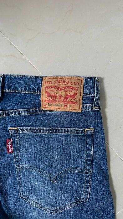 Levis 519 HI-BALL 34/32 Spodnie Piękne Slim