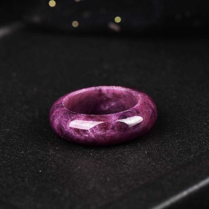 Certificado ALGT - Anel de Rúbido Natural Grande e  Exclusivo- 8.16 g