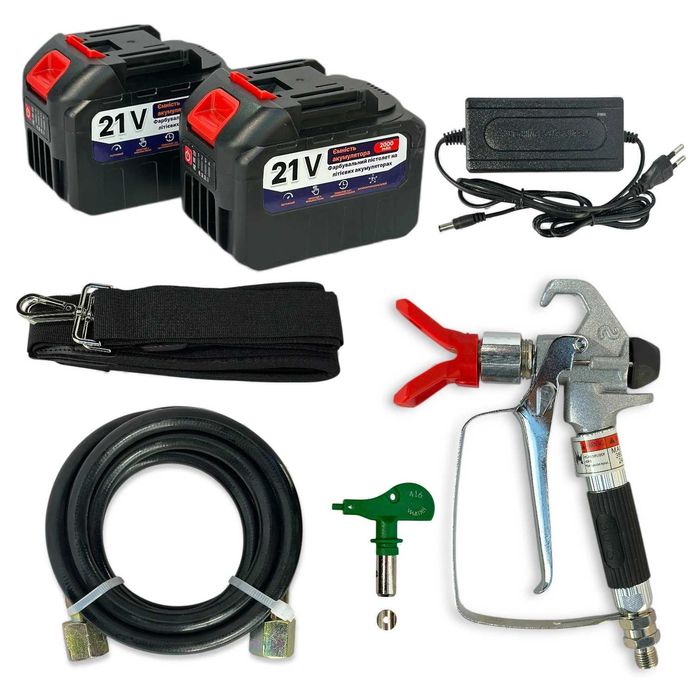 Акумуляторний фарбувальний апарат X2 (1.5 л/хв 500 Вт 140 бар)