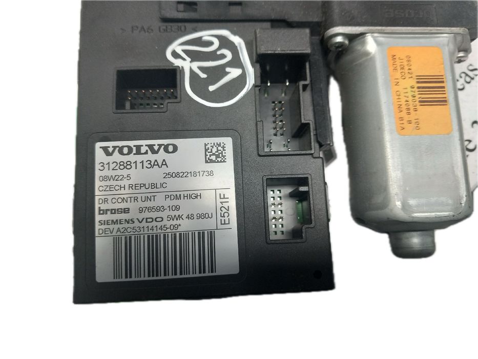 Motor vidro frente direito VOLVO V50 (MW)
