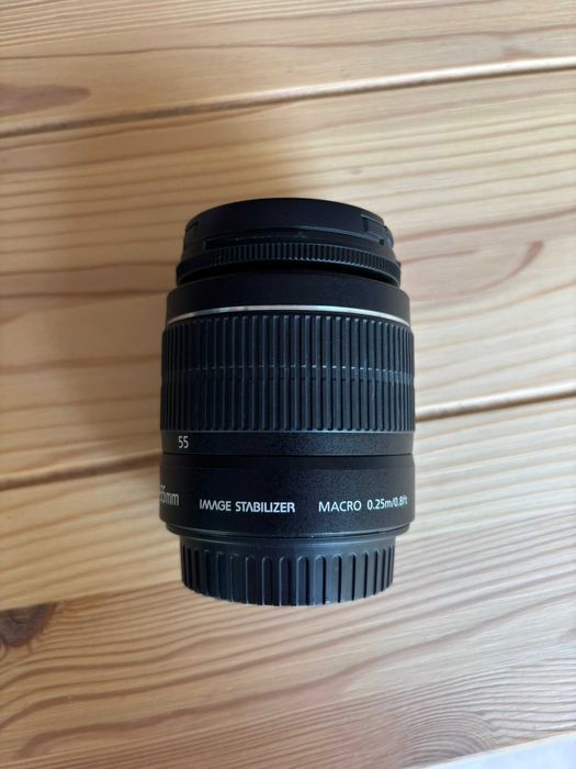Lente Canon 18-55mm com estabilizador de imagem