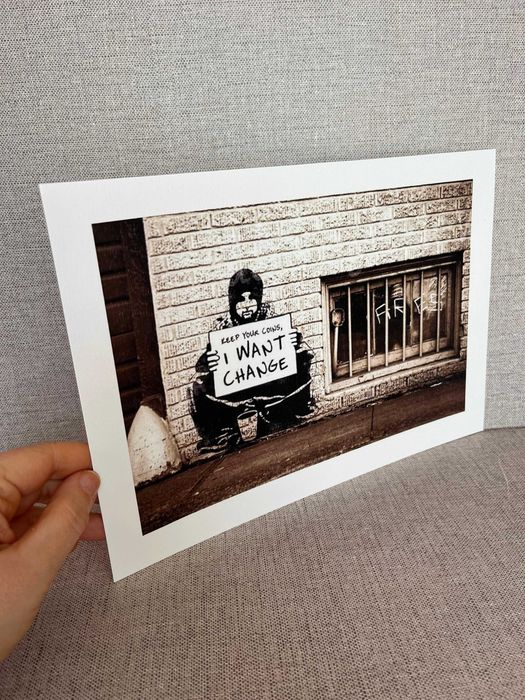 Poster Banksy - Pintura Icónica | Exclusivo