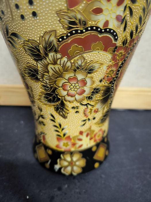 Potiche porcelana pintado a mão