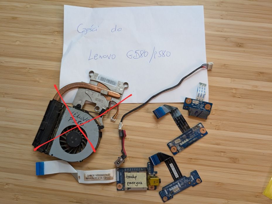 Części do Lenovo G580/P580