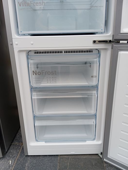 Холодильник Bosch No-Frost нержавейка 200см INVERTER A+++ из Германии