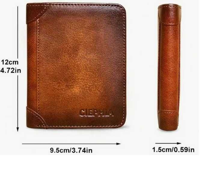 Carteira em pele - Novo