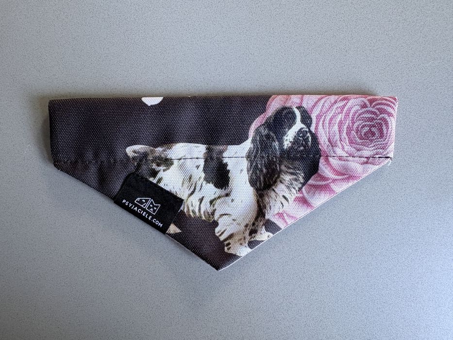 Bandana dla psa zakladana na obrożę XS Psyjaciele
