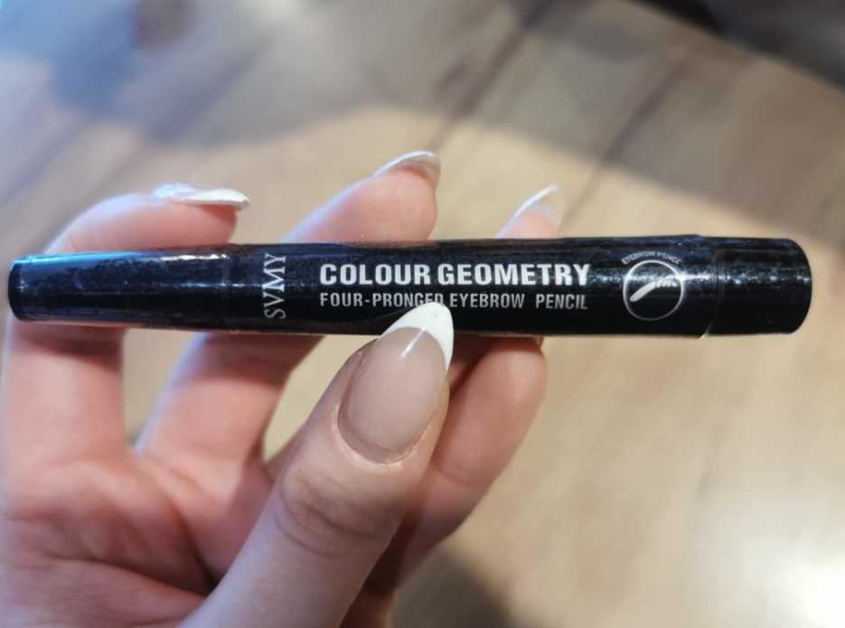 Pisak marker piórkowy do brwi 05 blach colour geometry czarny