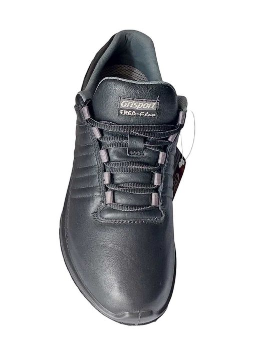 Кроссовки Grisport 42811A50 черные кожаные пр-во Италия р-ры 40-45