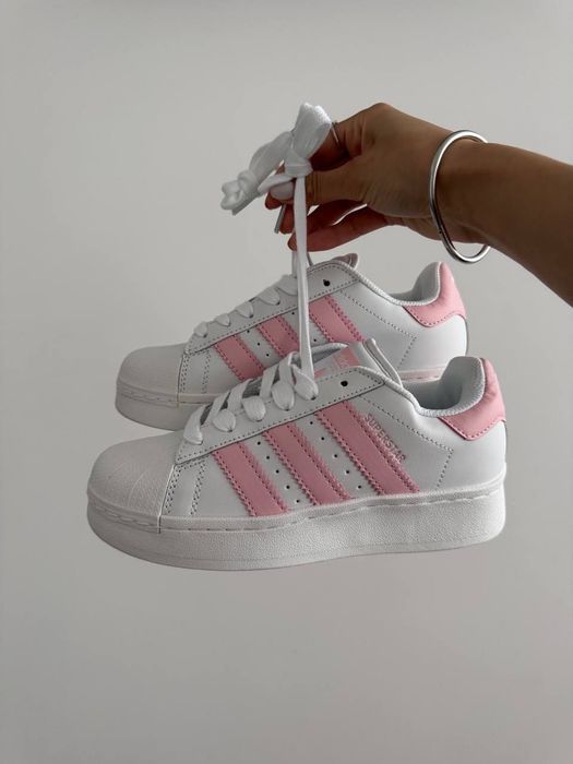 Жіночі кросівки Adidas Superstar 2W White Pink