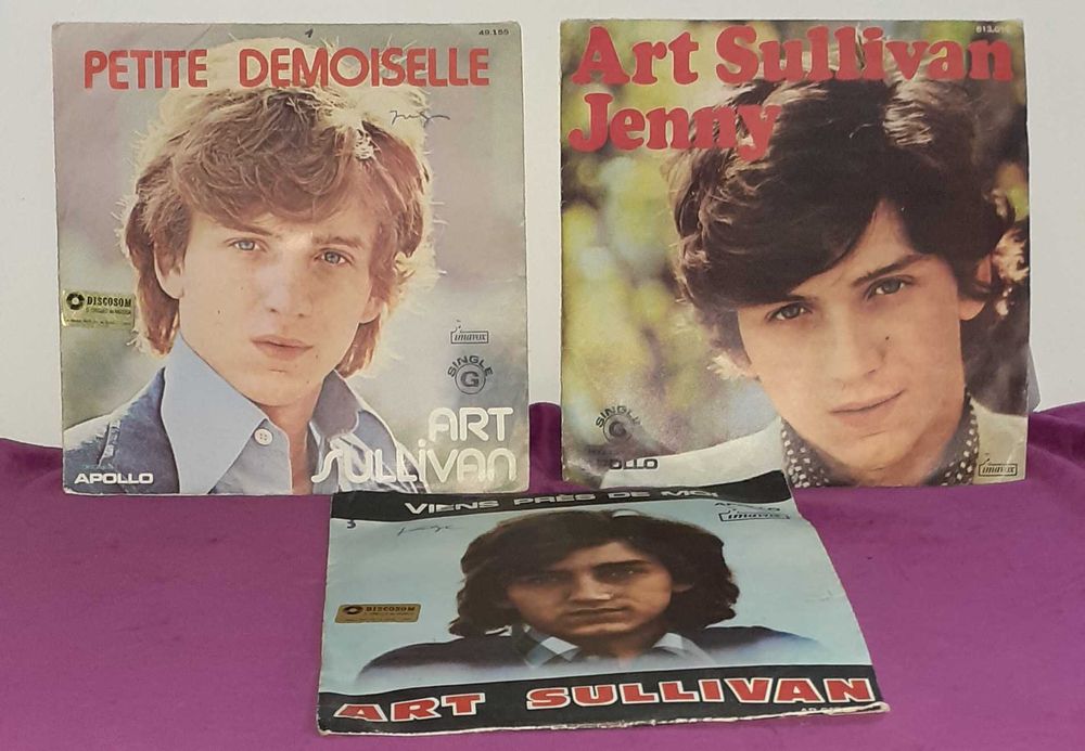 Conjunto de 3 Singles - " Art Sullivan"