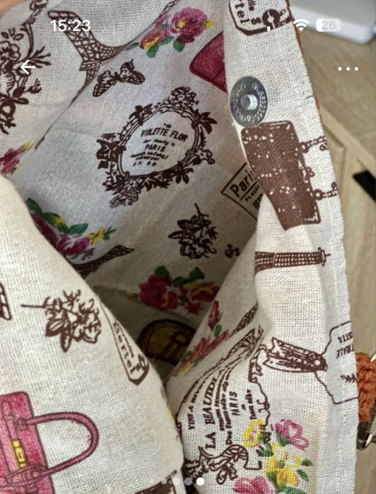 Bolsa se croche feita a mão