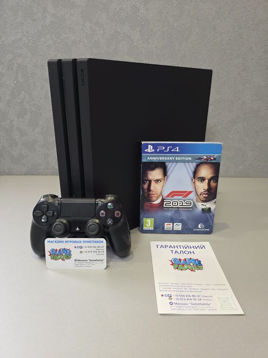 Sony Playstation 4 Ps4 Ps Pro Cuh7116B 2 Ревізія HDD 1TB 1024GB Магазин 12 Місяців Гарантія + F1 2019 Formula