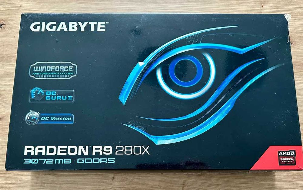 Gigabyte Radeon R9 280X 3GB GDDR5 – bardzo dobry stan + oryginalne pudełko