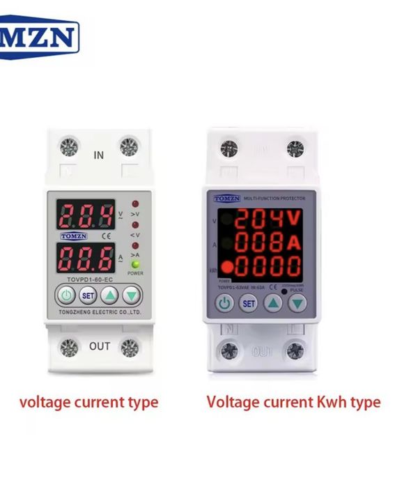 Зубр Zubr / Барьер  - реле напряжения и тока TOMZN TOVPD1-63VAE,