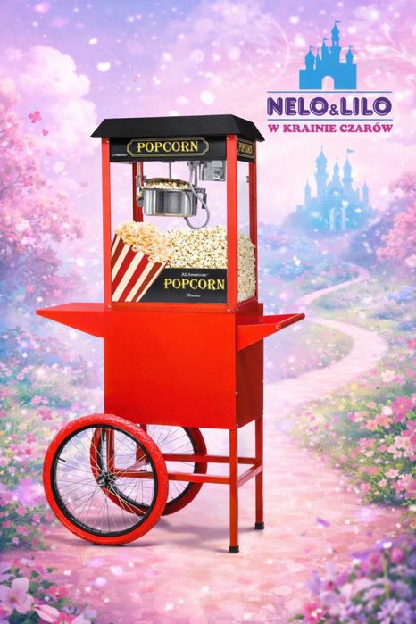 Maszyna do waty cukrowej i maszyna do popcornu