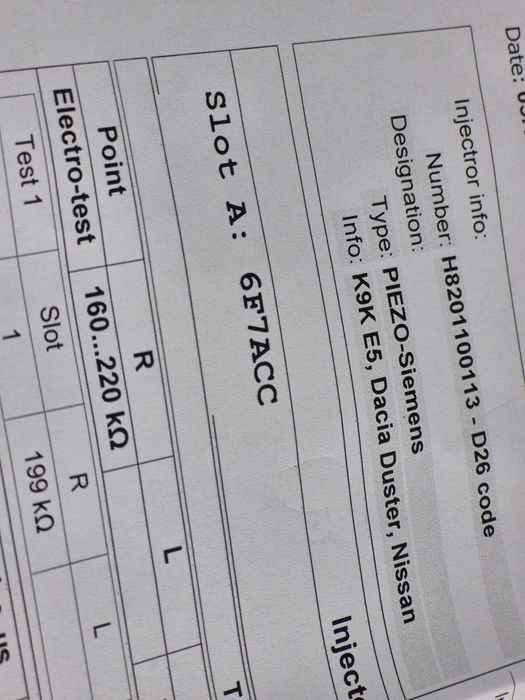 Форсунка 1.5 Меган Кашкай Сценік Кенго 113 191 788