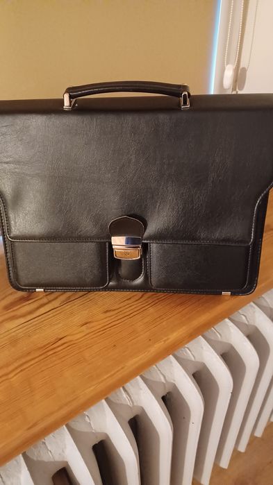 Teczka skórzana stan idealny