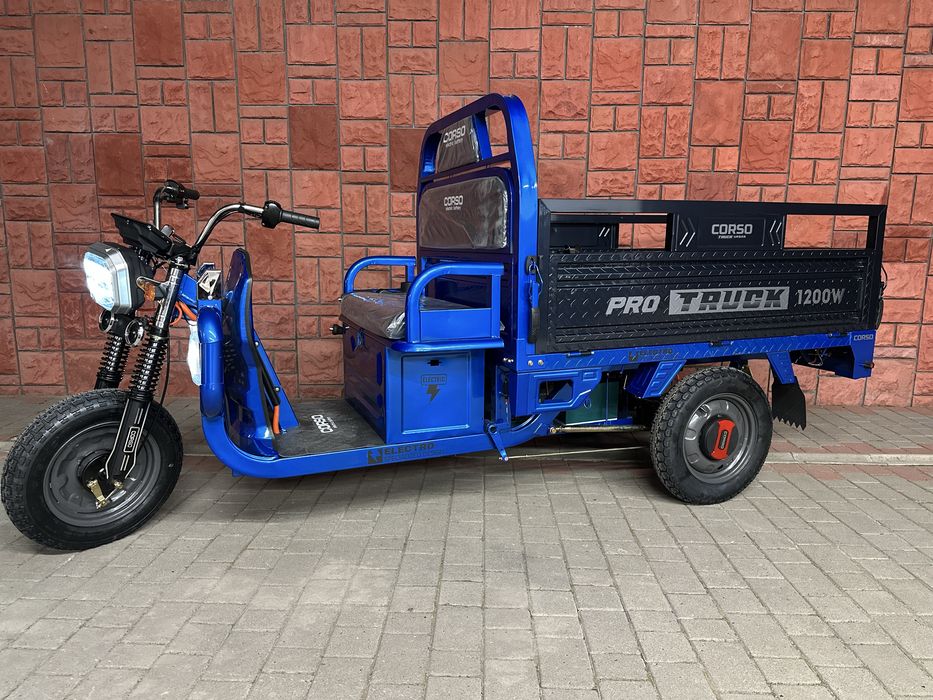 Електричний вантажний трицикл Corso 1200w