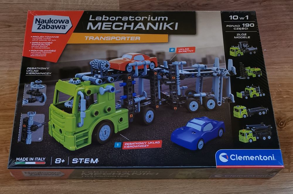 Clementoni Laboratorium Mechaniki Transporter +8