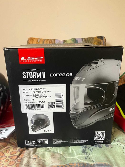 Шолом LS2 FF800 Storm 2 Solid Matt Titanium M