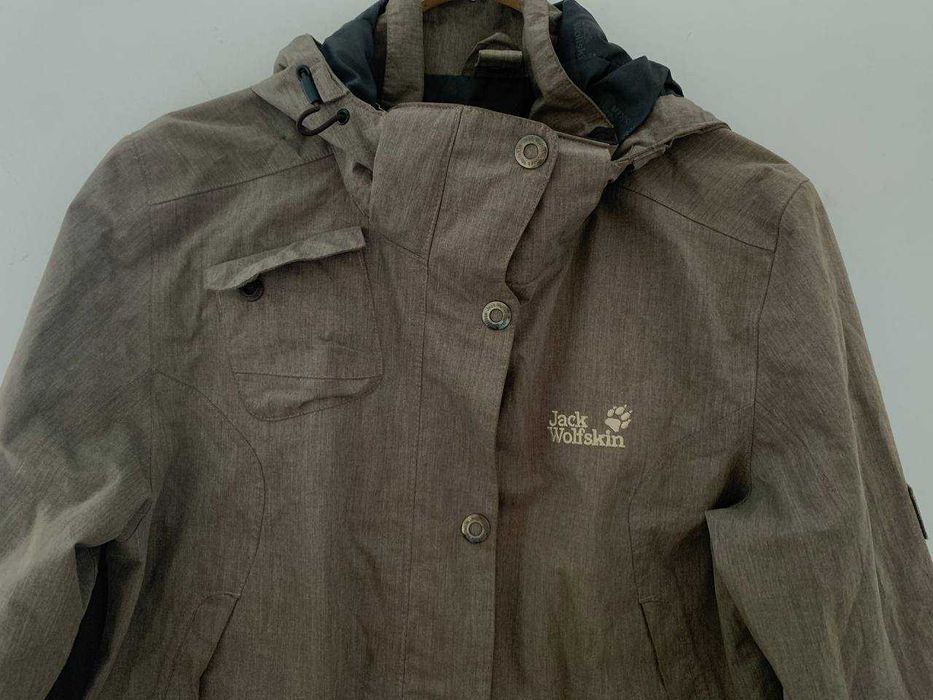 Jack wolfskin куртка вітровка texapore чоловіча коричнева  розмір м