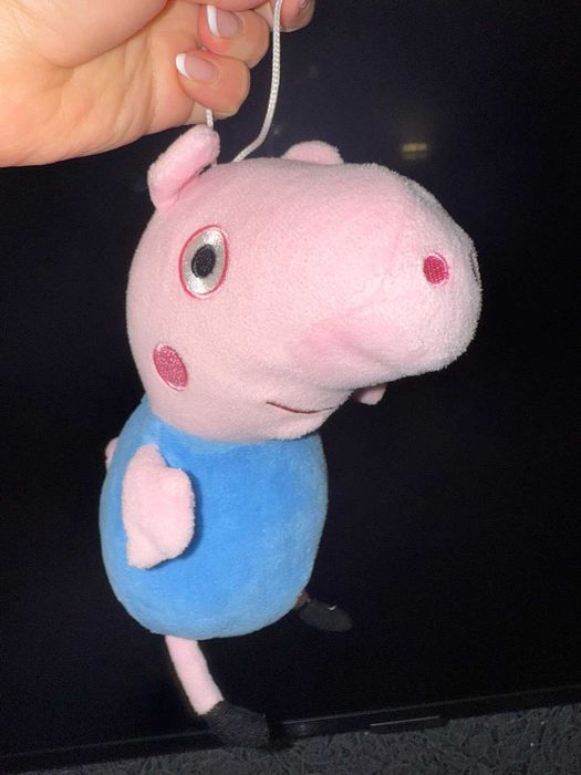 М'яка іграшка Джордж (25 см), Свинка Пеппа (20см) Plush Peppa Pig