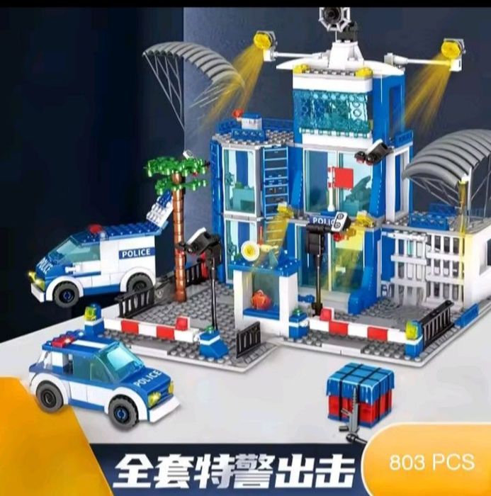 Конструктор 803шт Поліцейський участок Полиция тип Лего Lego Поліція