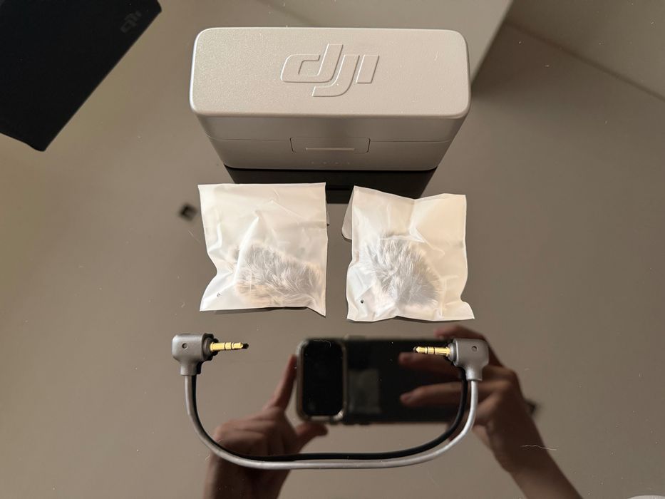 DJI Mic 2 (2 TX + 1 RX + estojo) nunca usado, completo