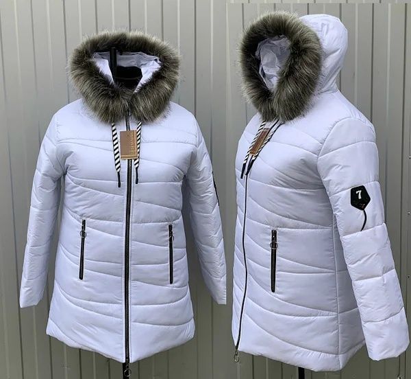 Женская модная зимняя женская куртка, курточка, пуховик. 40-56р