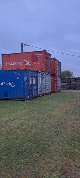 Kontener morski 6m 20" kontenery morskie magazyn garaż zaplecze