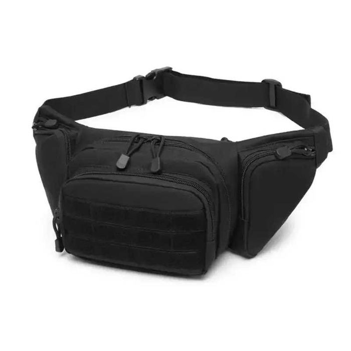 Bolsa Táctica de Cintura Impermeável para Moto