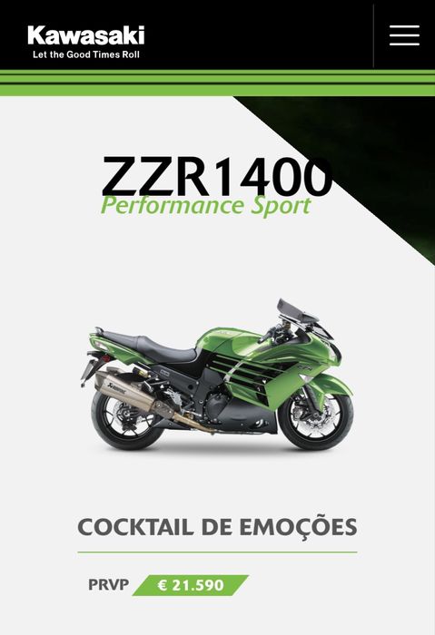 Kawasaki ZZR 1400 Performance Sport
