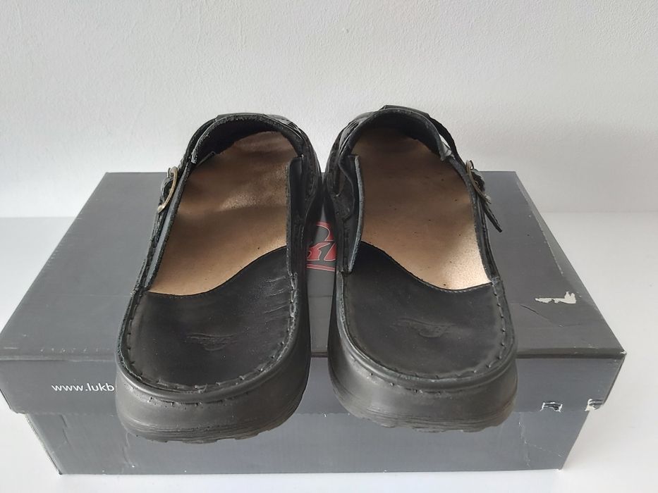 Sandały czarne Łukbut klapki męskie 44