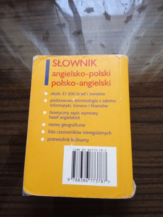 Książka słownik polsko-angielski