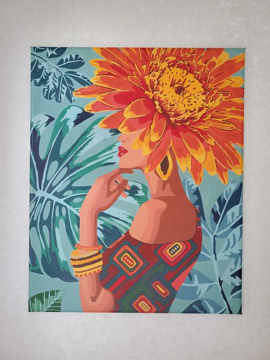 Картина по номерам. Раскрашенная!