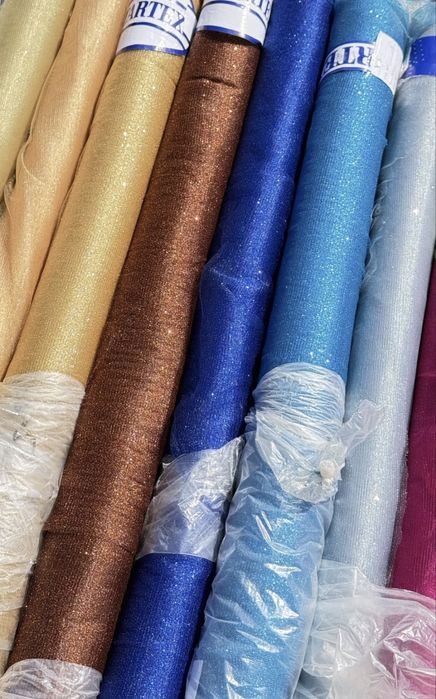 Ткань / опт / фатин с блеском / сетка - от 5 м