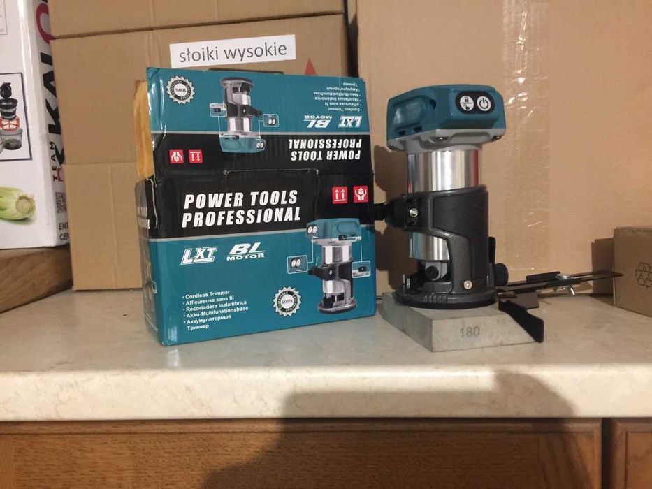 Bezszczotkowy trymer do drewna na baterię frezarka do drewna nowy