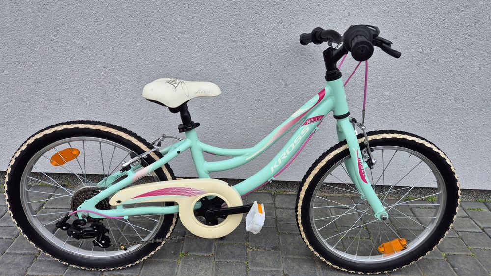 Rower 20 KROSS Nelly - rama ALU - przerzutki - dziecięcy