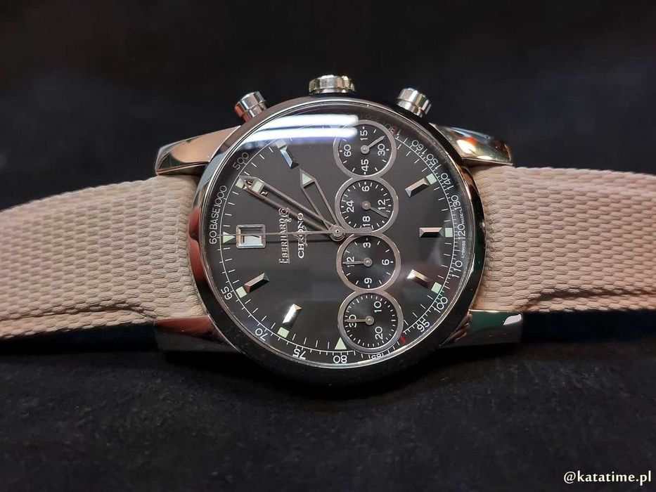 Zegarek męski Eberhard & Co.Chronograph ref. 31041 automatyczny data 40mm zegarek męski