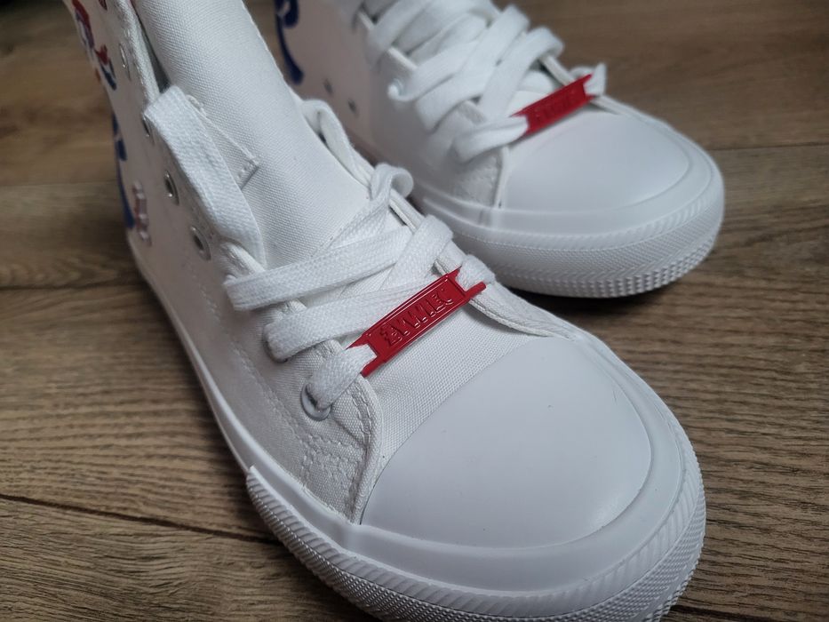 Białe wysokie trampki Big Star 38 Żywiec Męskie Granie