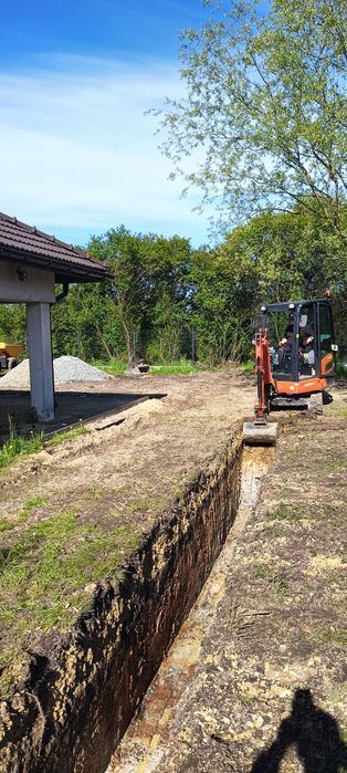 Usługi koparki zageszczarki rębaka wozidła transport